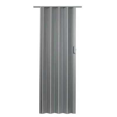 48 In. X 96 In. Elite Vinyl Satin Silver Accordion Door - Image 1 of 4