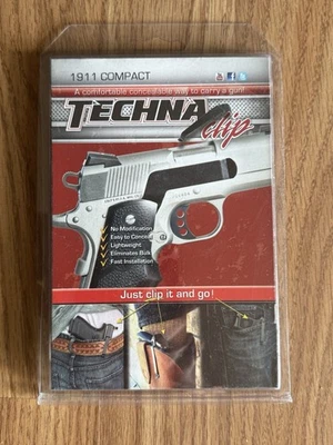 Clip de transporte oculto Techna, se adapta a 1911 compacto; solo lado derecho; DEFBR 14 Foto 1 de 4