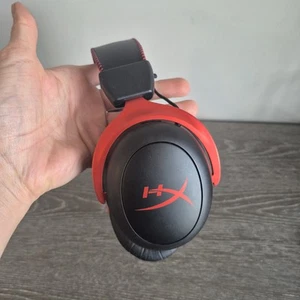 Bezprzewodowy zestaw słuchawkowy do gier HyperX Cloud II tylko odczyt z tyłu nie przetestowany tak jak jest - Zdjęcie 1 z 5