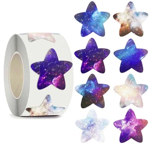 500PCS Self-adhesive Star Space Stickers Reward Decorative Gifts - Picture 1 of 15