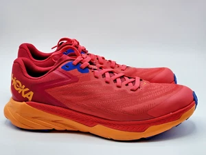 Hoka One One Zinal Women's Shoes - Paradise Pink/Blazing Orange - US 9.5B - Picture 1 of 7