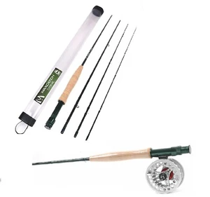 Extreme Fly Fishing Rod And ECO Fly Fishing Reel Combo #3/4/5/6/7/8 WT - Picture 1 of 12