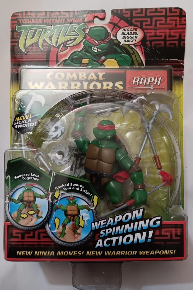 Teenage Mutant Ninja Turtles Combat Warriors "RAPH" 2005 sin abrir Foto 1 de 4