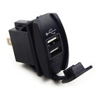 12/24V 3.1A LED Dual USB Car Auto Power Supply Charger Port Socket Waterproof Lq