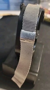 JB Champion Sliding Clasp Stainless Mesh 17.5mm Watch Band Vintage - Picture 1 of 15