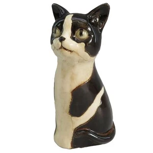 Shudehill Giftware Village Pottery Top Cat Hand Finished Keramik Vase - Bild 1 von 5