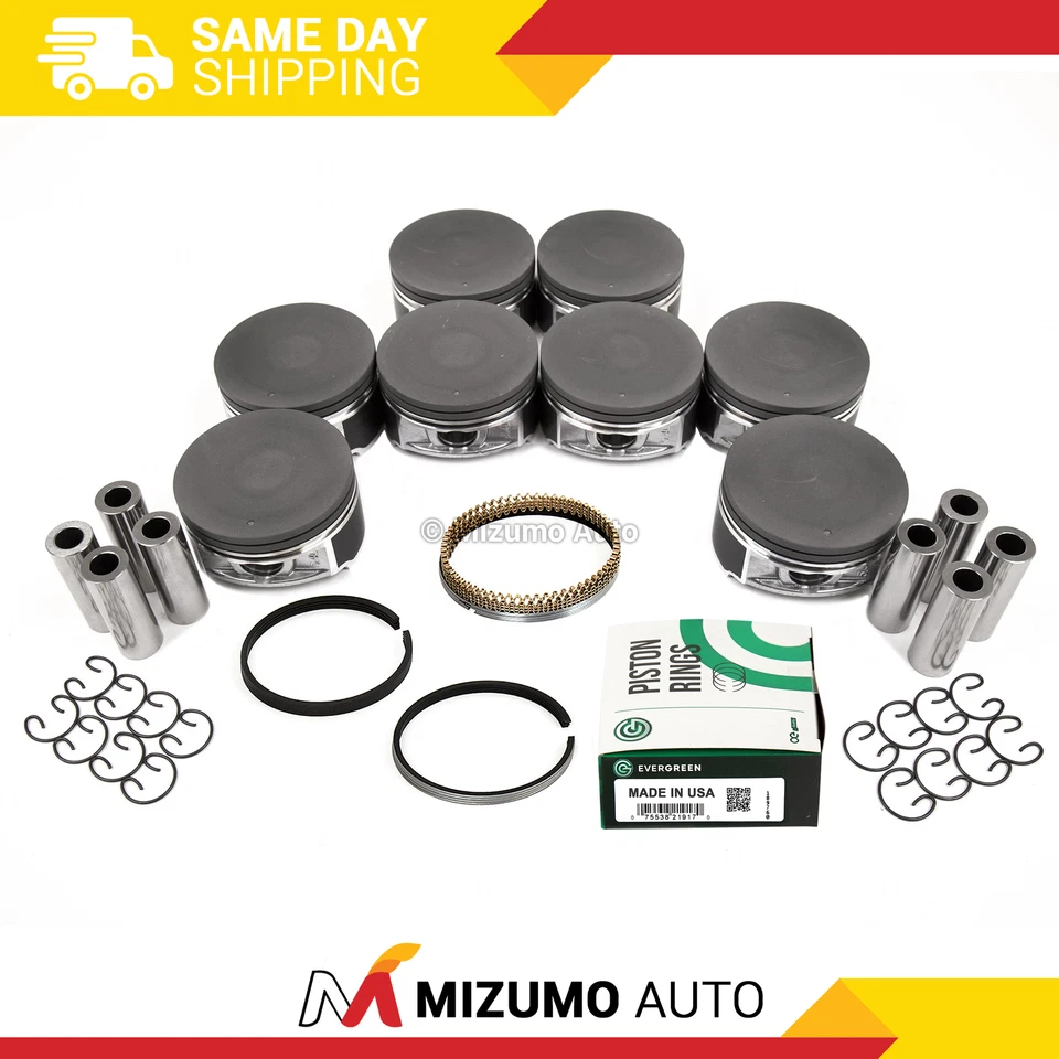 Pistons w/ Rings 04-14 Ford F150 F250 Expedition Mustang Lincoln 5.4L TRTION 24V - Image 1 of 4