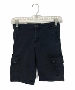 Wrangler Boy's Cargo Shorts - Size 10 Navy Blue Stretch - Picture 1 of 6