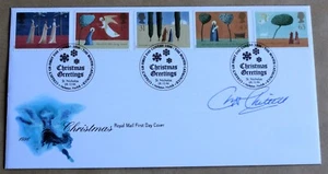 CHRISTMAS 1996 ROYAL MAIL FDC SIGNED BY ACTOR CHRIS CHITTEL - Picture 1 of 2