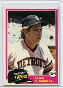 1981 Topps Alan Trammell Detroit Tigers #709 ⭐️💥🎯 EX - Picture 1 of 2