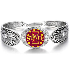 Iowa State Cyclones Womens Sterling Silver Bracelet Jewelry Gift D3