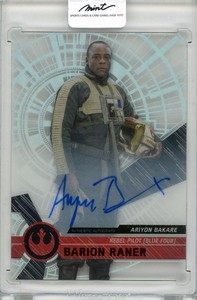 2017 Topps Star Wars High Tek Barion Raner Autographs