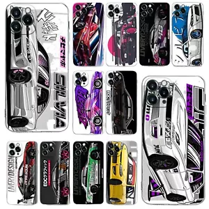 Custodia JDM giapponese anime Tokyo sport auto fumetto iPhone 15 14 13 12 Pro Max - Foto 1 di 21