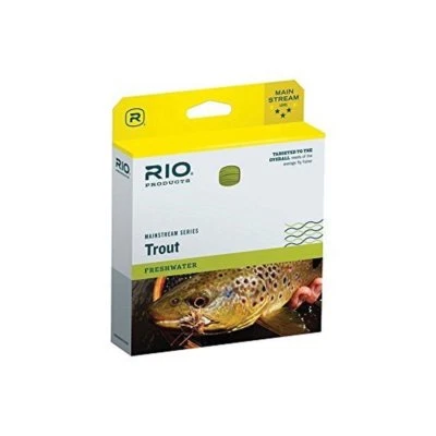 RIO MAINSTREAM TROUT FLYLINE CHOOSE BETWEEN 4F, 5F, 6F, 8F FLOATING WGHT FORWARD - Image 1 of 3