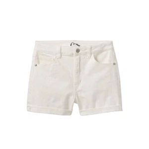 Girls Rolled Hem Mid Rise Jean Shorts art class White Size S - Picture 1 of 1
