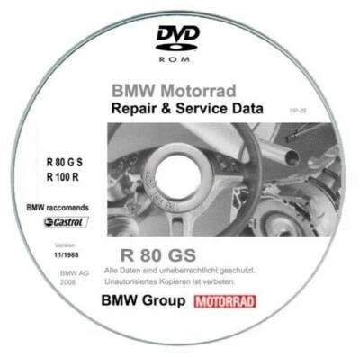 Bmw R80 GS - R100 R Manual De Taller En Cd - Imagen 1 de 4