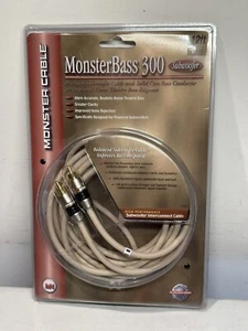 MonsterBass 300 Subwoofer Cable 12ft Sub Cord RCA Monster B9 - Picture 1 of 2