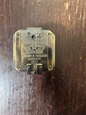 Brunton Compass 1917 latón antiguo brújula Kelvin@Hughes excelente estado de trabajo  Foto 1 de 4