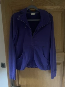 Diesel Purple Zip Up Sweatshirt - Picture 1 of 6