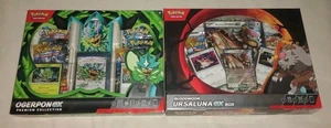 Pokemon TCG Ogerpon ex Premium Collection + Blutmond Ursaluna Ex Box. Neu  - Bild 1 von 9