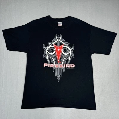 Camiseta De Colección Pontiac Firebird Gráfica Negra Muscle Car Grande Y2K Foto 1 de 4