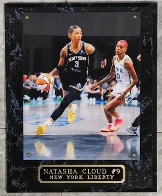Natasha Cloud New York Liberty WNBA  10.5 X 13"  Plaque - Image 1 of 2