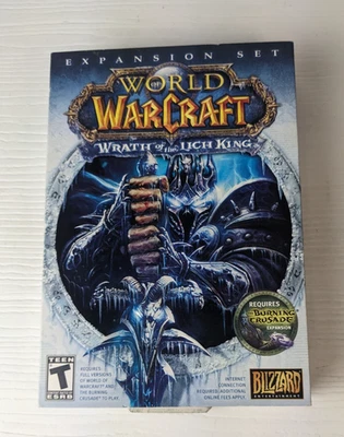 World Of War Craft The Wrath Of Lich King juego de expansión pc Foto 1 de 4
