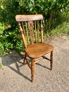 Antique Thames Farmhouse Country Kitchen Chair - Picture 1 of 14
