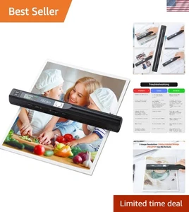 Versatile Portable Scanner - JPEG/PDF Format, Ideal for Business and Travel - Picture 1 of 9