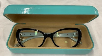 Tiffany & Co. Aqua/Black Frame TF2105-H 8055 52017 140- Preowned - Image 1 of 4