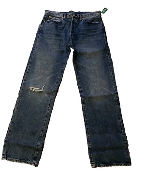 Men's Gap Original Fit, Straight Leg, Ripped, Button Fly Jeans Size 33x32 NWT - Image 1 of 4