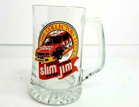 NASCAR Slim Jim 44 Racing Team Mug 1995 Collectors Addition Advertising Man Cave Cover