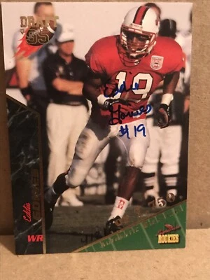 Eddie Goines Autographed 1995 Signature Rookies Draft #32 North Carolina - Image 1 of 4