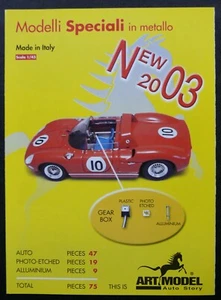 1/43 DEPLIANT NEW 2003 ART MODEL - 8 PAGES DEPLIABLES EN TRES BON ETAT - Photo 1/1