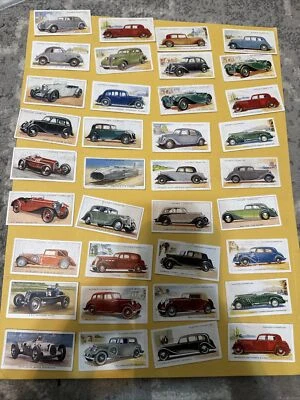 Lote aleatorio de 10 tarjetas de cigarrillos/tabaco automotrices/coche años 20’s-30’s Foto 1 de 4