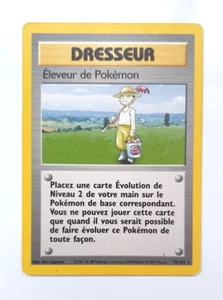 Pokemon Criador Tarjeta - Francés Versión Eleveur De 76/102 1999 Wotc Raro - Imagen 1 de 2