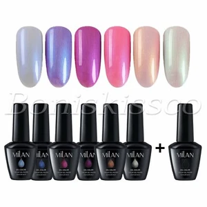 6 Color 15ml UV/LED Gel Nail Polish Set DIY Nail Art Mermaid Cat Eye Gel Varnish - Picture 1 of 6
