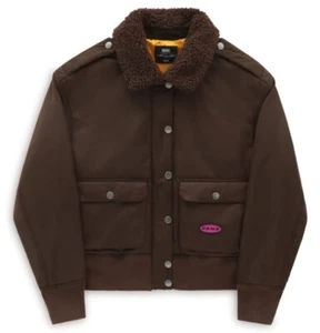 Vans Curren x Knost Bomber Jacket Demitasse Womens Size Large - Picture 1 of 6