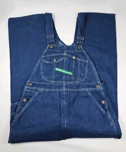 NWT Key Imperial Aristocrat Carpenter Bib Denim Overalls Mens 36X29 Trucker - Picture 1 of 11