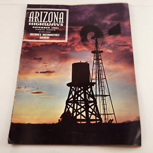 Arizona Highways Magazine novembre 1961 paysage inépuisable de l'Arizona