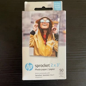 HP Sprocket Zink Fotopapier 2x3" für HP Sprocket Fotodrucker, 50 Blatt H36 - Bild 1 von 2