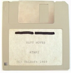 Rare : NAVY MOVES jeu / original game for ATARI ST / STF / Mega ST (not for STE) - Foto 1 di 4