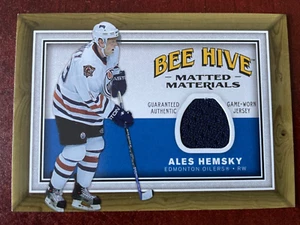 06-07 BEE HIVE MATTED MATERIALS JERSEY - ALES HEMSKY #MM-AH EDMONTON OILERS - Picture 1 of 2