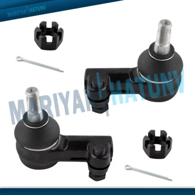 (2) Front Outer Tie Rod End Links Kit For Chevrolet Olds Pontiac Buick Cadillac - Image 1 of 4