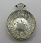 Vintage Glass Pill Box, Shape of Pocket Watch