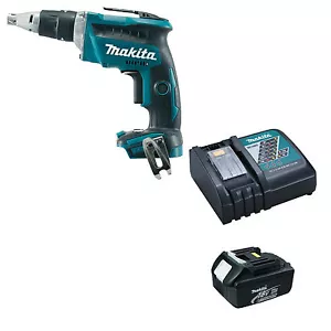 MAKITA 18V LXT DFS452 DFS452Z DRYWALL SCREWDRIVER, 1 x BL1830, 1 x DC18RC - Picture 1 of 1
