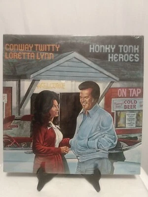 (NEW/SEALED) Conway Twitty & Loretta Lynn – Honky Tonk Heroes - Vinyl - Image 1 of 2