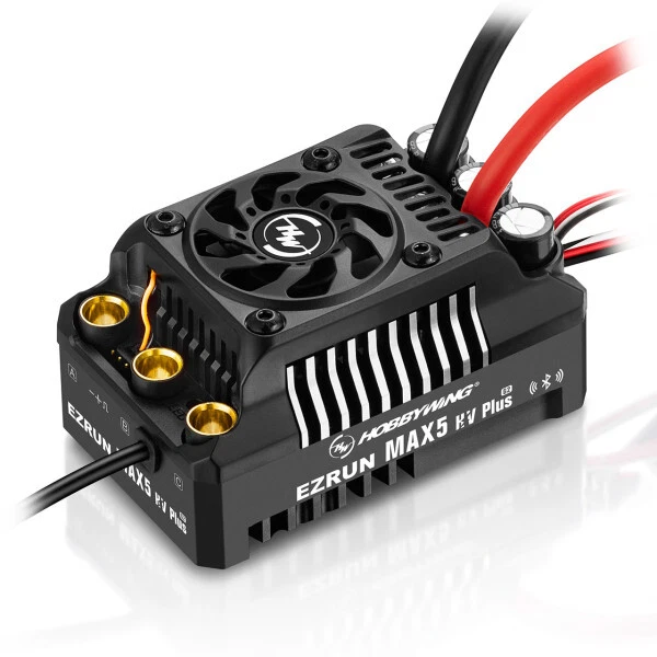 Hobbywing Ezrun MAX5 HV Plus G2 Regler 300 Amp, 6-12s LiPo, BEC 6A - Bild 1 von 1