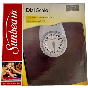 Sunbeam SAB602-05 Full View Dial Analog Scale Oversized Display 330 lbs - Picture 1 of 14