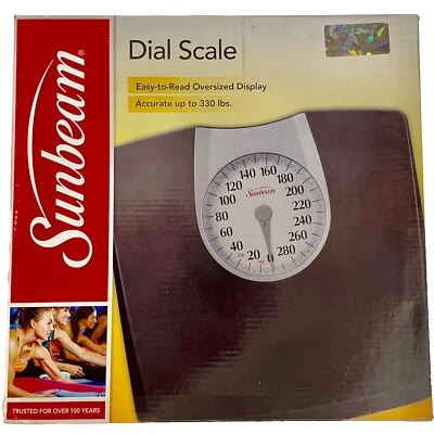 Sunbeam SAB602-05 mostrador de visão completa escala analógica tela superdimensionada 330 lb - Imagem 1 de 4